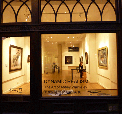 Dynamic Realism Exhibition, Cork Street, Mayfair, London