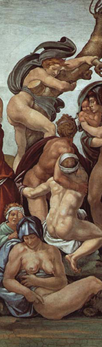 High Renaissance Master, Michelangelo - The Flood (Detail)