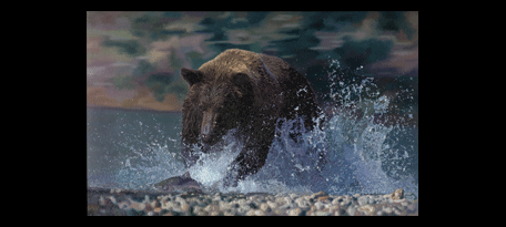 Bear Art, Grizzly Bear Art, Bear Art Print, Brown Bear Print, Bear Hunting, Grizzly Bear Hunting, Limited Edition Print,  Limited Edition Prints, Archival Art Print, Fine Art Print, European Brown Bear, Bear Aware, Art Print Gallery, Bear Fishing, Wild Bear